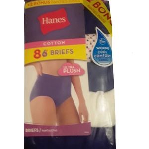 Hanes woman's cotton briefs